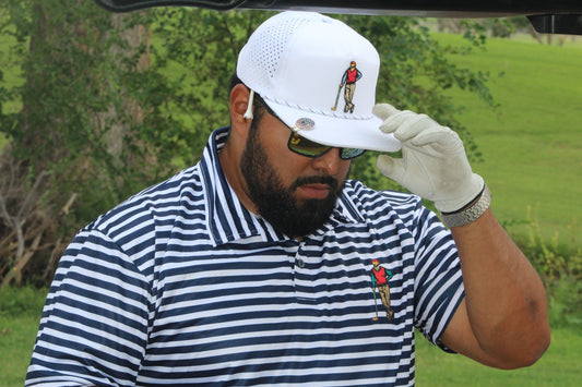 CSG NAVY STRIPE POLO